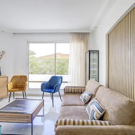 Le Cap St-charles - Spacieux Dernier Etage - Terrasses - Climatisation - Parking Apartamento Juan-les-Pins
