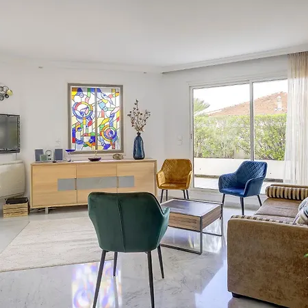 Le Cap St-charles - Spacieux Dernier Etage - Terrasses - Climatisation - Parking * Juan-les-Pins