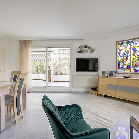 Le Cap St-charles - Spacieux Dernier étage - Terrasses - Climatisation - Parking Juan-les-Pins